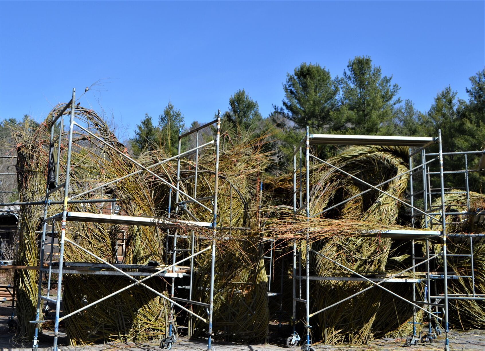 stick sculpture construction